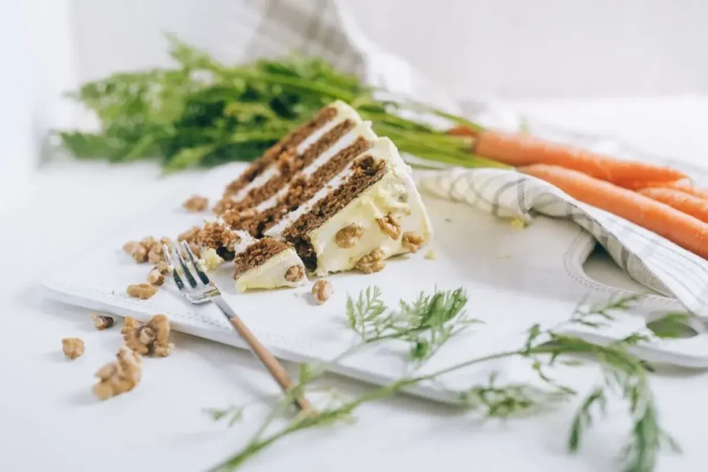 HOME 2 Moist Carrot Cake with Cream Cheese Frosting